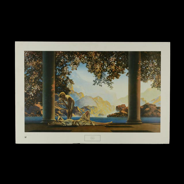 Maxfield Parrish Print Daybreak EBTH   CS1 4848 Copy 